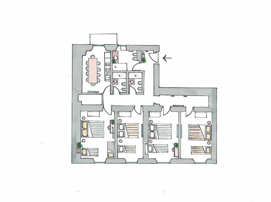 Heaven Luxury - 4 Bedroom 3 Bth, 13 Pr, Dowtown * Rom